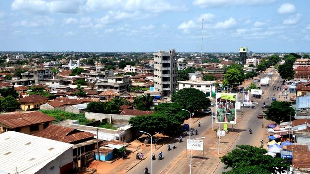 Vue sur les toits de Porto-Novo
